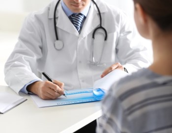 doctor with patient